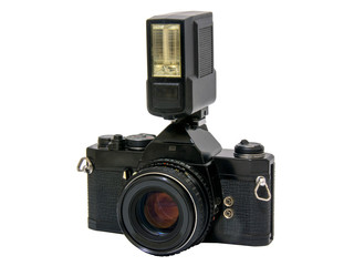 銀塩フィルムカメラフラッシュ付き