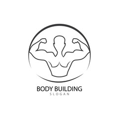 Vector object and Icons for Sport Label  Gym Badge  Fitness Logo Design