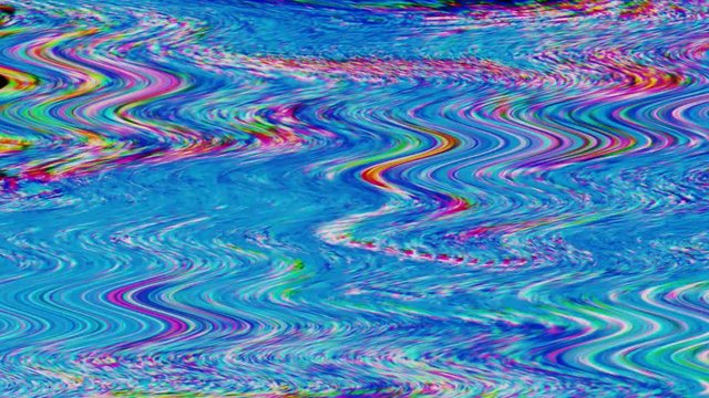 Bad tv imitation geometrical sci-fi trendy shimmering background. 