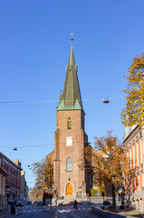 St. Olav domkirke (St. Olav's Cathedral) in Oslo, Norway
