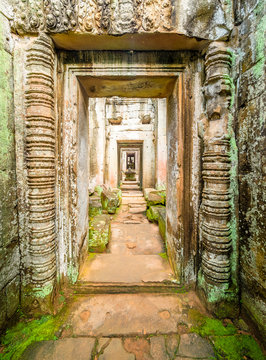 Preah Khan Temple, Angkor Thom, Siem Reap,  Cambodia.