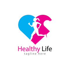 Vector object and Icons for Sport Label  Gym Badge  Fitness Logo Design