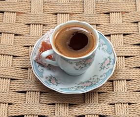 a cup of turkish coffee
