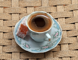a cup of turkish coffee