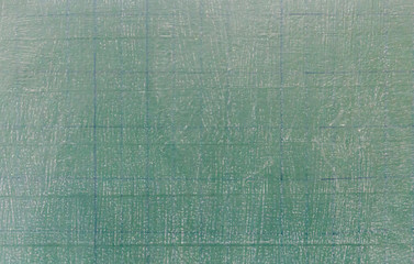 Green chalkboard texture, chalk traces erased for education concepts