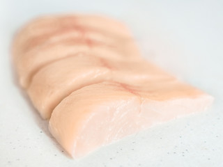 Raw fish fillet