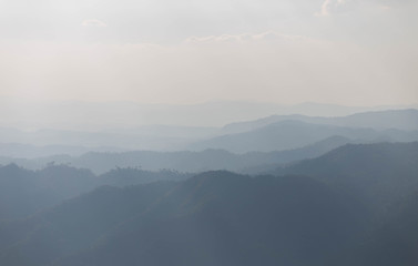 Fototapeta premium fog in mountains