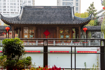 Building of  the museum of jiangning weaving bureau, in Nanjing, China.