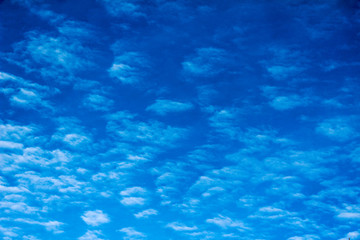 Blue morning sky with white clouds white clouds on blue sky