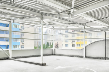 Indoor car parking, garage