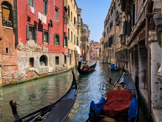 Venice channel with gondola © Scott