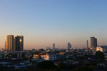 Fototapeta na wymiar bangkok sky at morning