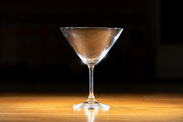 Glass on a black ground 