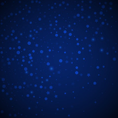 Magic stars random Christmas background. Subtle fl