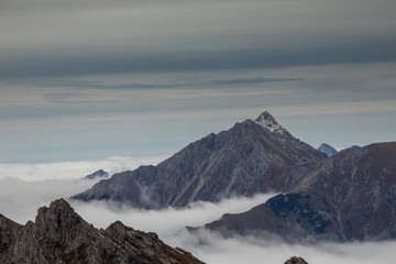 Die Allg&auml;uer Alpen - Das Nebelhorn im Herbst