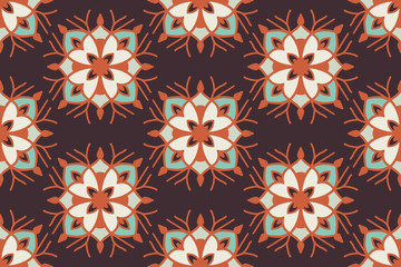 Seamless pattern with arabesques