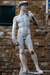 Statue in the old town of Florence