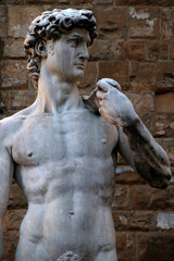 Statue in the old town of Florence