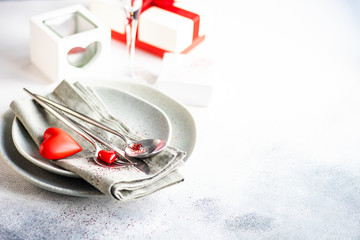 Valentine Day holiday card concept