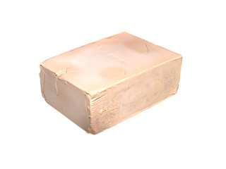 yeast isolated on black background