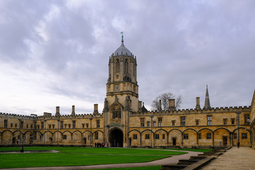 Fototapeta na wymiar Christ Church College, Oxford, UK.