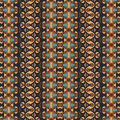 Creative color abstract horizontal  geometric pattern, vector seamless, can be used for printing onto fabric, interior, design, textile. Ribbons.