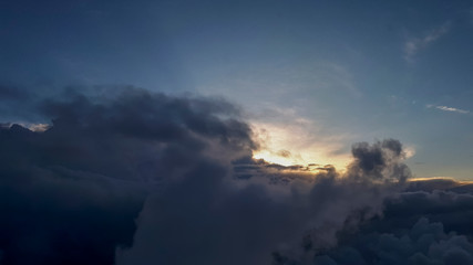 Obraz premium Über den Wolken