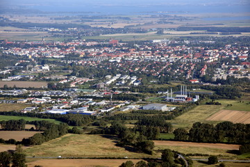 Fototapeta na wymiar Greifswald, südliche Gewerbegebiete 2014