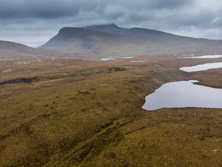 Die nördlichen Highlands von Schottland - Luftbild