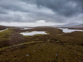 Die nördlichen Highlands von Schottland - Luftbild