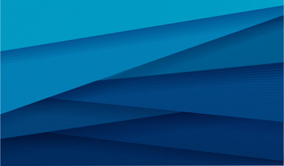 abstract blue paper style vector illustration