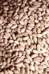 Pile of pistachios