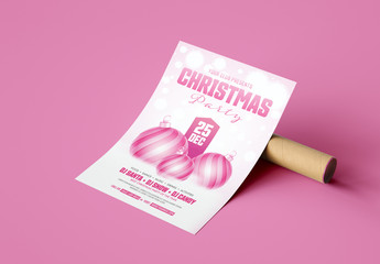 Ladies Night Christmas Party Flyer Layout