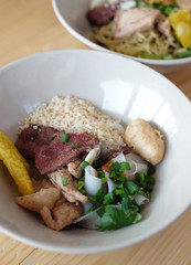 original thai noodle style with pork ball