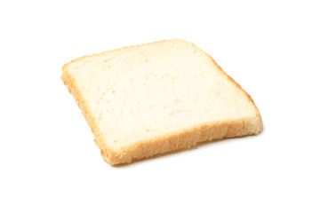 Fototapeta na wymiar Bread slice for sandwich isolated on white background