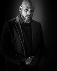 Fototapeta premium Portrait of business man in a suit
