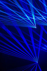 Abstract background with blurred ray of light. Lighting and spotlights lines, stage light and...