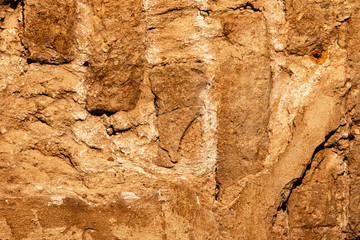 Background texture of retro vingae old brick and concrete wall