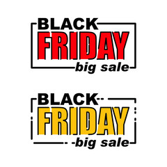 Black friday sale banner layout Vector design with abstract background, trendy and modern design