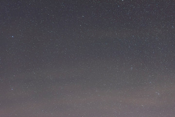 Beautiful starry sky . Night photography. Astronomical background.