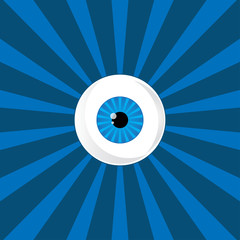 Eye illustration. Design template vector