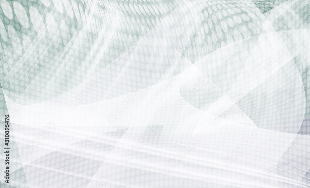 Poster gray white halftone pattern with white line motion/ empty grey geometric dot abstract background/ us