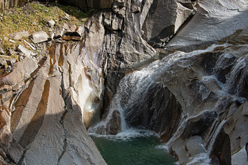 Reuss in der Schöllenenschlucht, Andermatt, Uri, Schweiz
