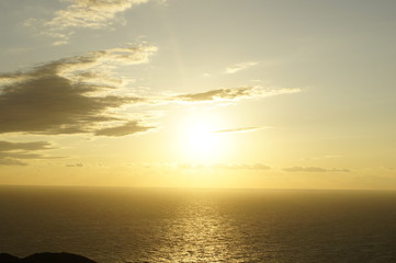 At the sunset of Cape Muroto