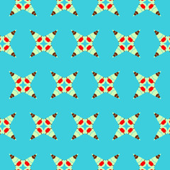 Abstract background texture in geometric ornamental style