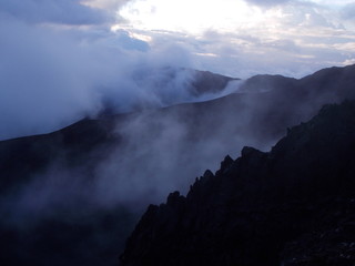Fog on Mountain at Hawaii