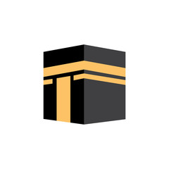 Kaaba icon. Design template vector