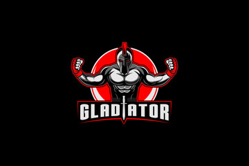 GLADIATOR OR SPARTAN WARIOR VECTOR