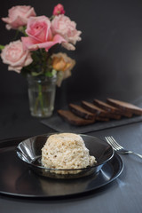 romantic dinner table setting