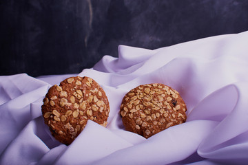 biscuits, desserts, biscuits, bakery, bread, snack, food, oatmeal, chocolate, seeds, butter, coffee, snacks, sweet, delicious, sugar.